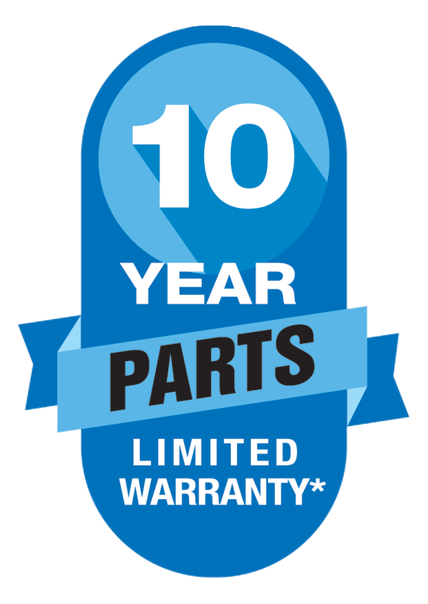 10 year parts limited warranty